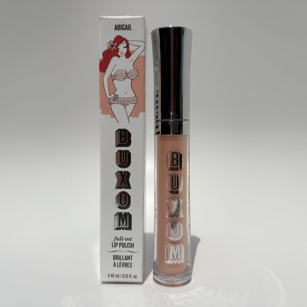 Buxom Abigail Full On Plumping Lip Polish Gloss Full Size 4.45 ml 0.15 fl oz NIB